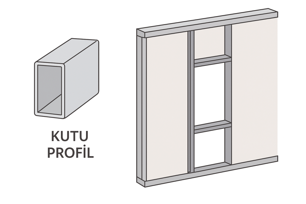 Kutu Profil Alçıpan